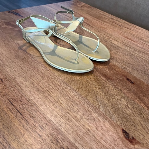 Alexander Birman gold tie knot sandals -size 37 - Picture 2 of 3